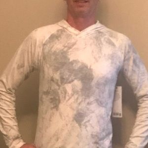 Lululemon Metal Vent Tech Hoodie Sz S White Grey